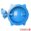 Cast Steel WCB EPDM Soft Seled RF Double Eccentric Butterfly Valve