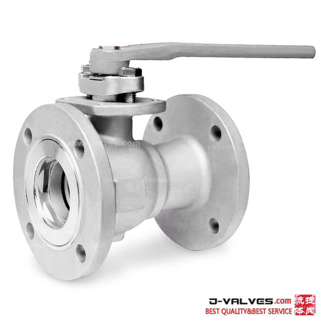1PC Reduced Bore Flanged Type Stainless Steel Floating Ball Valve