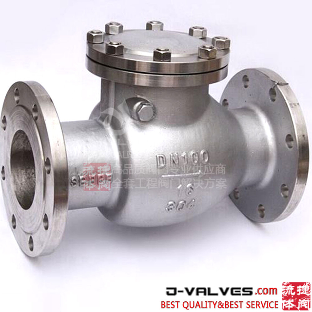DIN Stainless Steel 304/316 Flange Swing Check Valve