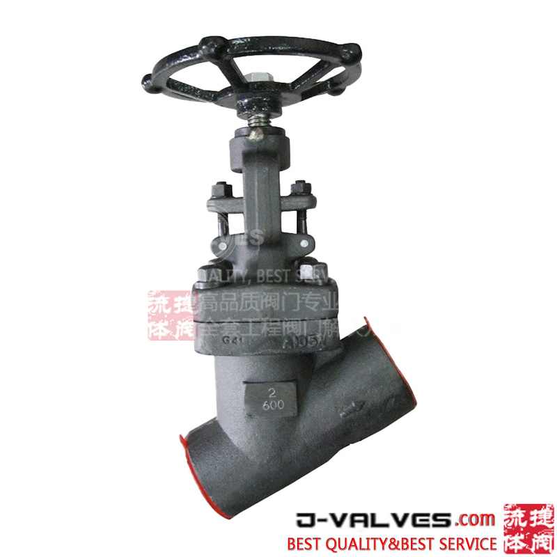 2inch CL600 A105 Fogred Steel Flange RF Y type Angle Globe Valve