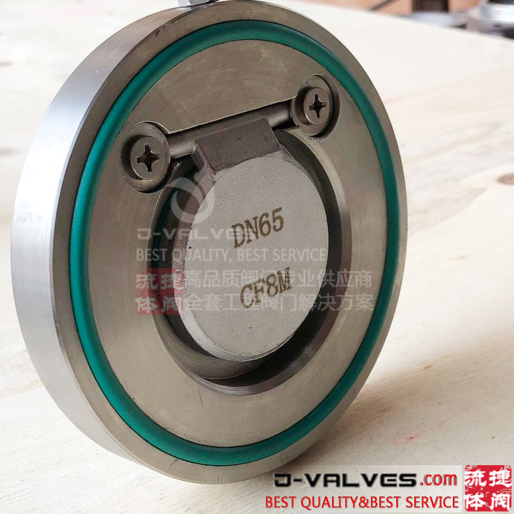 CF8M Stainless Steel DN65 Single Plate Swing Check Valve
