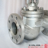 DIN DN100 PN25 A351 CF3M stainless steel flange globe valve