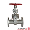 DIN PN16 CF8 Stainless steel Flanged Gate Valve