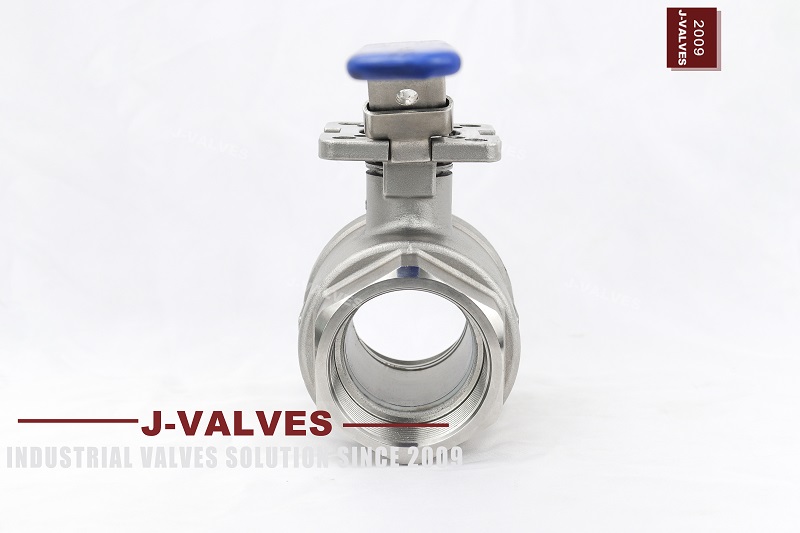 4PC Two-piece high-platform threaded ball valve (3)
