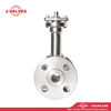 Quality Industrial Valve Product Made in China J-Valves 2PC Forged Carbon Steel A105 Flanged End Ball Valve with Extended Stem
