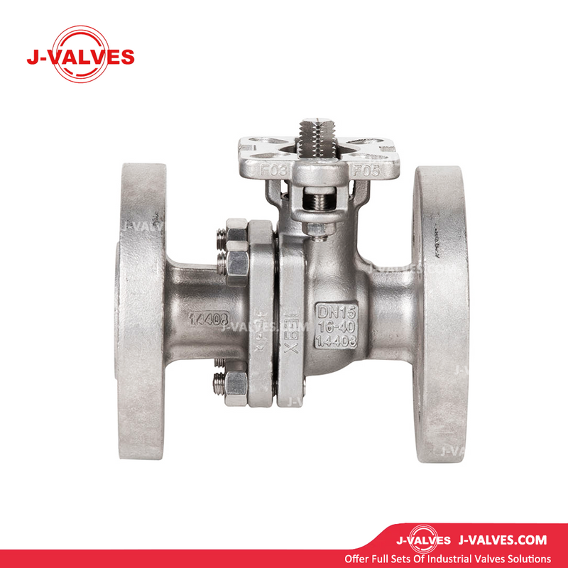 J-Valves China API/ISO/CE Wcb/304/316 150lb/300lb Floating/Fixed Type Full Bore Flanged Stainless Steel Ball Valves with ISO5211 High Mounting Pad with Lever Operated
