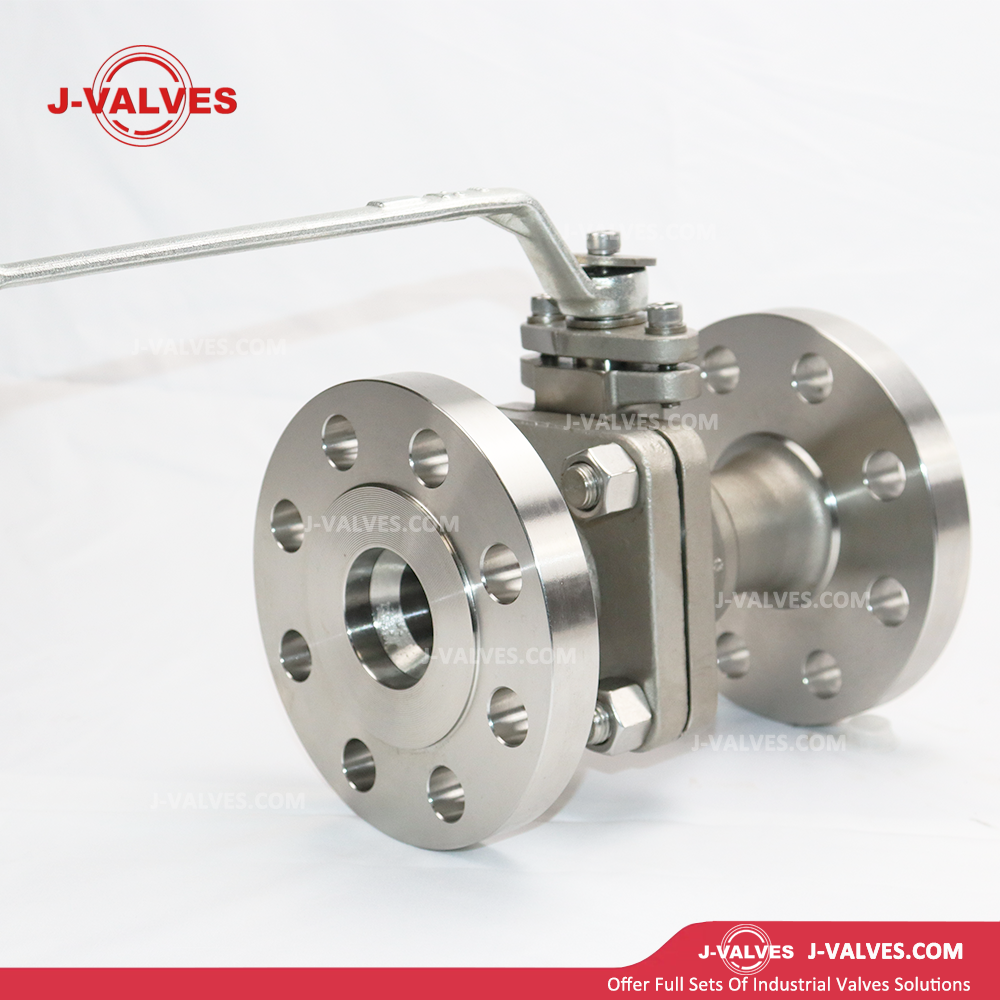 J-Valves China 2PC Flange End Stainless Steel CF8/CF8m/CF3/CF3m Reduce Bore Floating Ball Valve