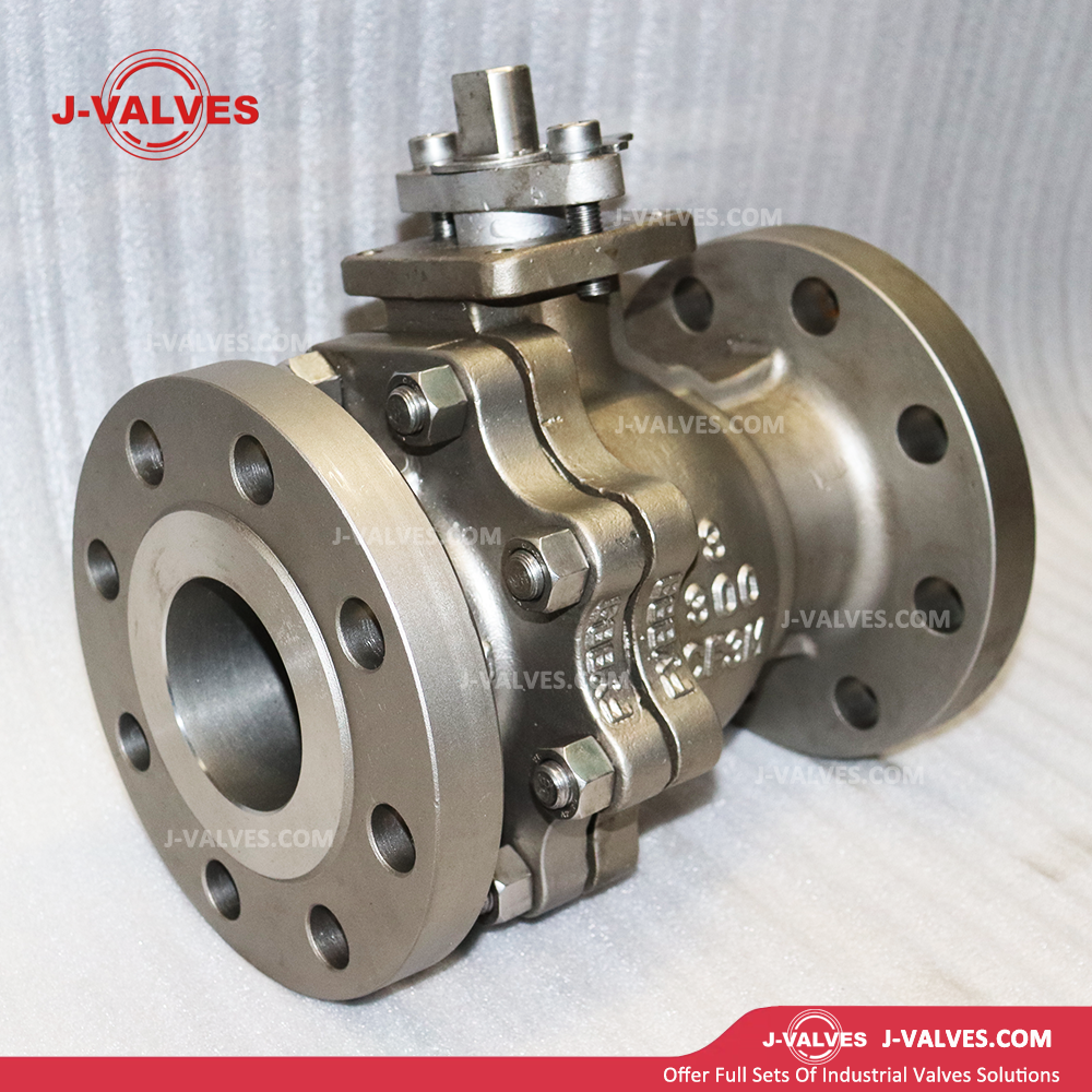 J-Valves Made in China ANSI Class Stainless Steel CF8/CF8m 2PC Flange End Manual Ball Valve