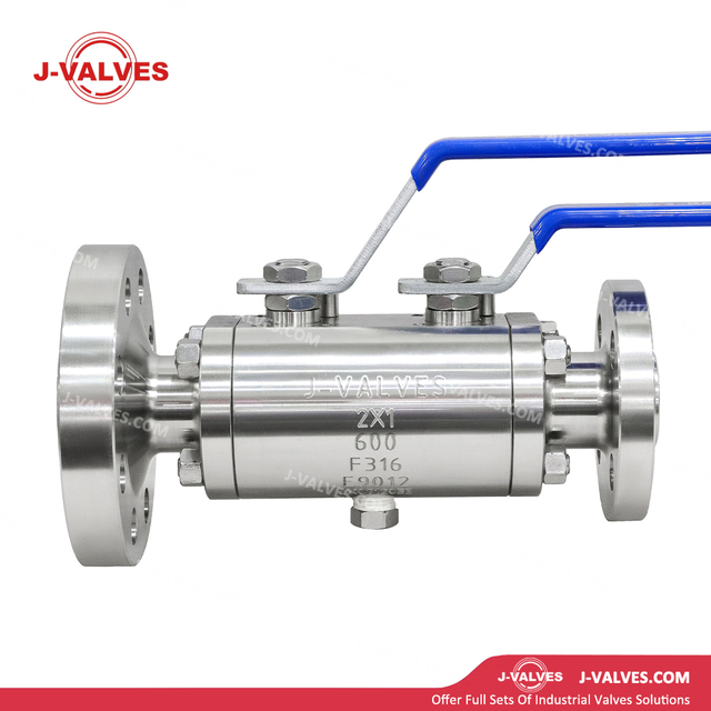 Quality Industrial Valve Product Made in China J-Valves 2*1′′ Flange End Stainless Steel F316 600LB DBB Double Block And Bleed Ball Valve