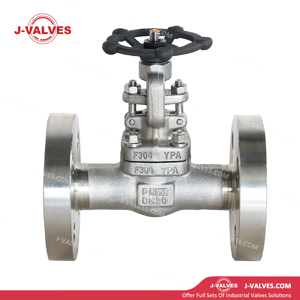 China-Made J-Valves PN63 Forged Stainless Steel F304 DN20 OS&Y Flange End Handwheel Operation Gate Valve
