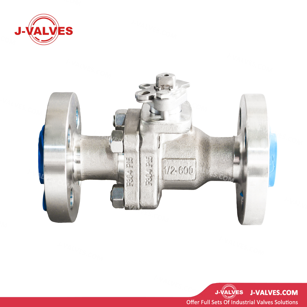 0.5"600LB Two Piece Flange Floating Ball Valve
