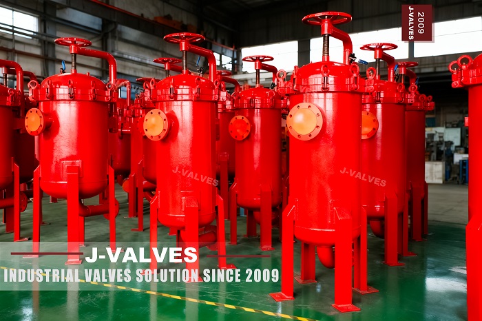 Red Basket Strainer (1)