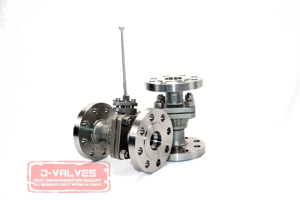 Reduced Bore flange ball valve, stainless steel material, Class300# flange type RF