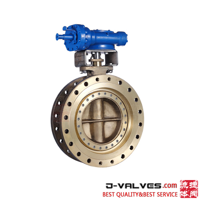 Aluminum Bronze C95800 Triple Eccentric Butterfly Valve