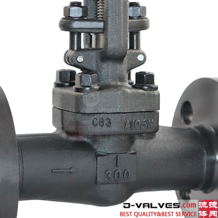 1inch Integral Forged A105N 300LB RF Flange Gate Valve with Handwheel