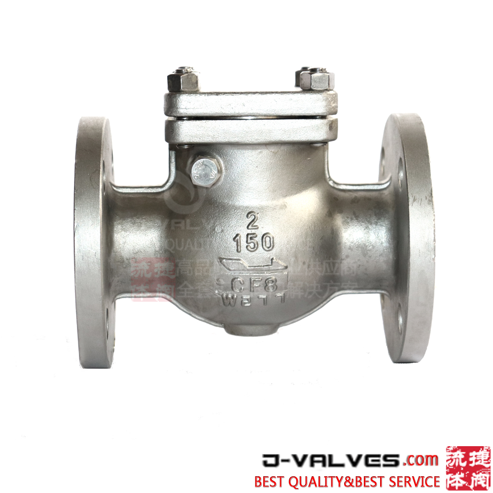 2inch 150LB Stainless Steel A351 CF8 Flange End Swing Check Valve
