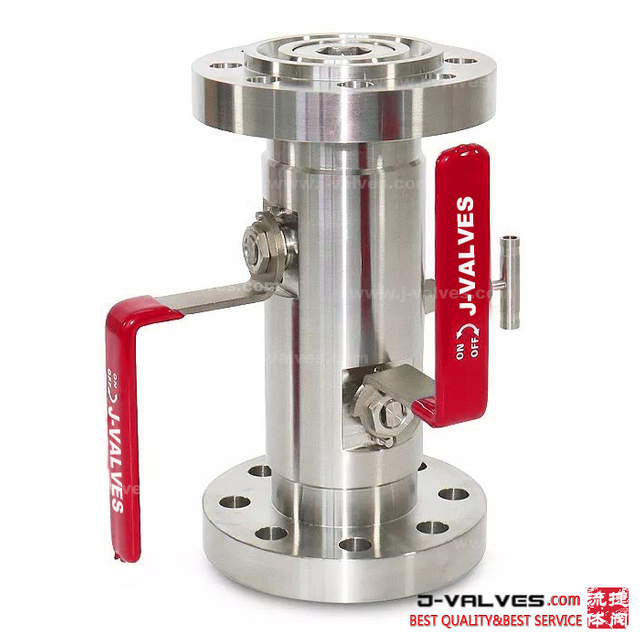 Stainless Steel DBB Double Block Double Drain Flanged Ball Valve