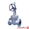 API600 10inch 600lb stainless steel CF8 flange gate valve with Gear Operation