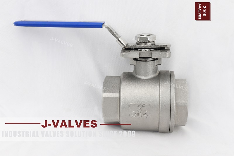 4PC Two-piece high-platform threaded ball valve (1)