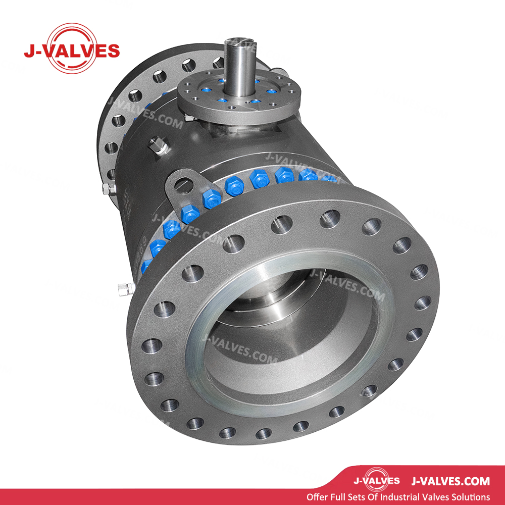 J-Valves Made in China 600lb Stainless Steel F316/F304 Trunnion Mounted 3PC Flange End Ball Valve