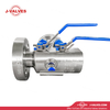 3/4"x1/2"x1/2" 1500LB F316 Stainless Steel DBB Ball Valve Double Isolation Design