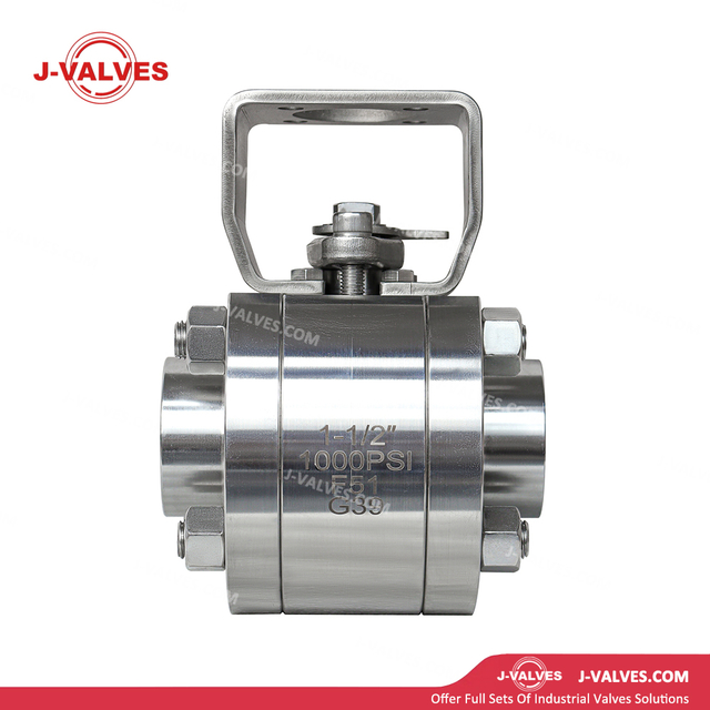 Quality Industrial Valve Product Made in China J-Valves 1000PSI Duplex Stainless Steel F51 Threaded End 3PC Ball Valve with Platform