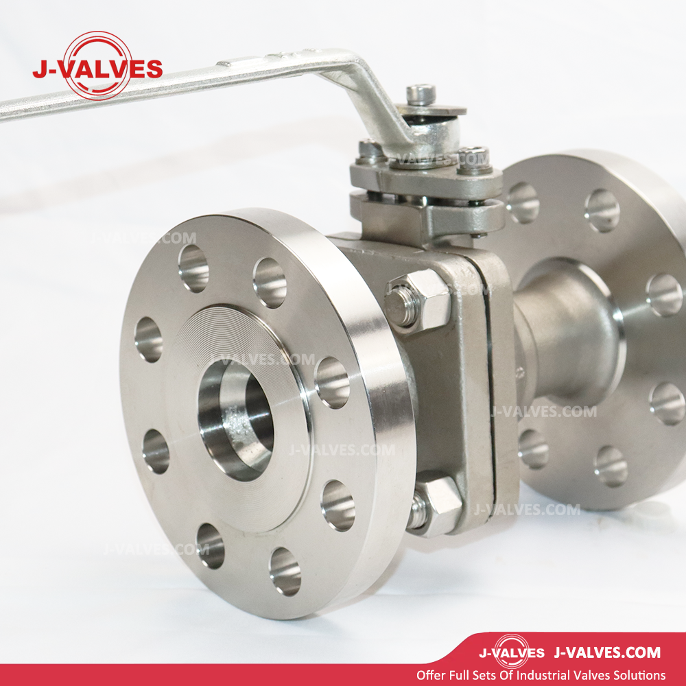 J-Valves China 2PC Flange End Stainless Steel CF8/CF8m/CF3/CF3m Reduce Bore Floating Ball Valve