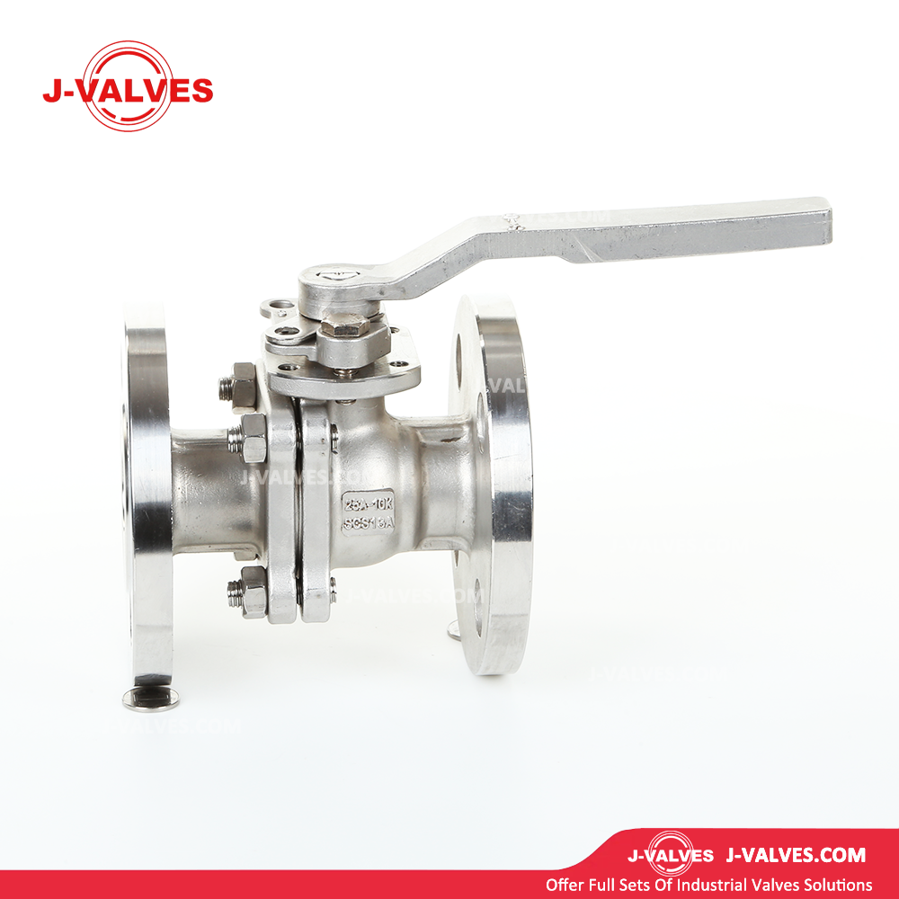 J-Valves Made in China JIS Stainless Steel CF8m 2PC Floating Flange Ball Valve