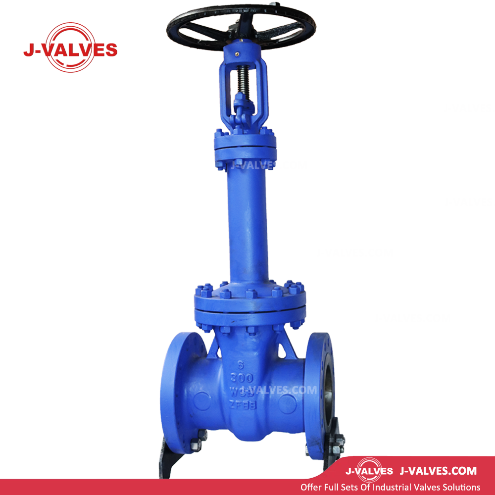 J-Valves China DIN 6′′ 300# Carbon Steel Bellows Seal Cryogenic Gate Valve