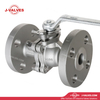 Quality Industrial Valve Product Made in China J-Valves Two Piece High Pressure DN25 CU5MCUC Flange End Nickel Alloy Ball Valve For Nuclear Power