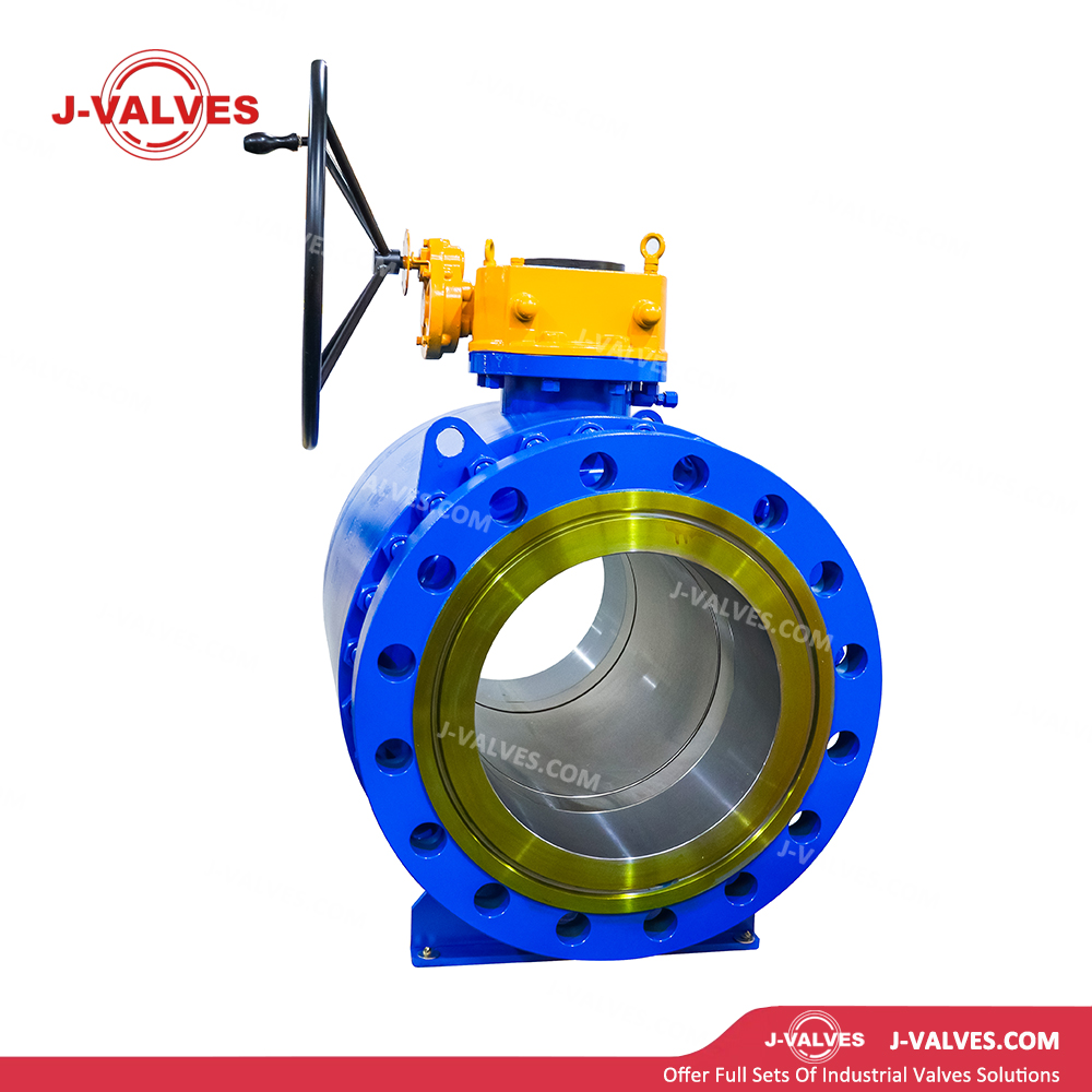 DN400 PN63 Low Alloy Steel Trunnion Mounted Ball Valve