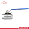 Quality Industrial Valve Product Made in China J-Valves 1'' 1000PSI Duplex Stainless Steel F51 Threaded End 3PC Ball Valve