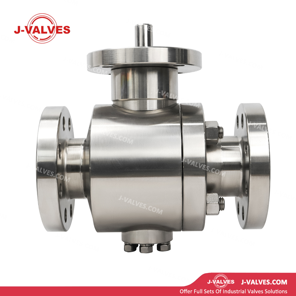 Quality Industrial Valve Product Made in China J-Valves Two Piece Flanged Forged Stainless Steel Reduce Bore 600LB F316/F304 Trunnion Mounted Ball Valve