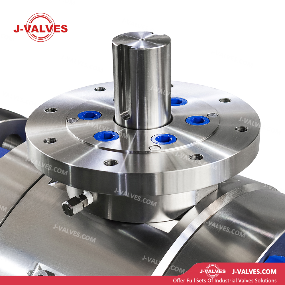 J-Valves Made in China ANSI Class 2500lb 8‘ ’ Stainless Steel F316/F304 Trunnion Mounted 3PC Flanged Ball Valve