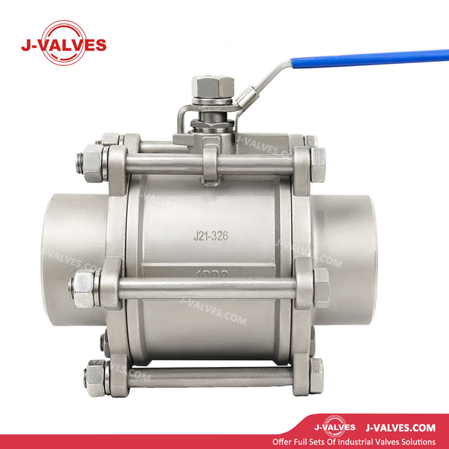 Quality Industrial Valve Product Made in China J-Valves Butt Weld End Stainless Steel 316 1000wog 3PC High Pressure Ball Valve