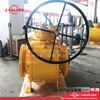 High-performance Industrial Valves J-Valves High Pressure Forged Steel Worm Gear Operated Trunnion Flange Ball Valves