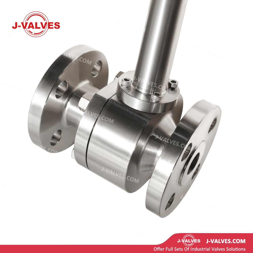 Quality Industrial Valve Product Made in China J-Valves 2PC Forged Carbon Steel A105 Flanged End Ball Valve with Extended Stem