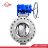 24"900LB CF8M Triple Eccentric Flanged Butterfly Valve