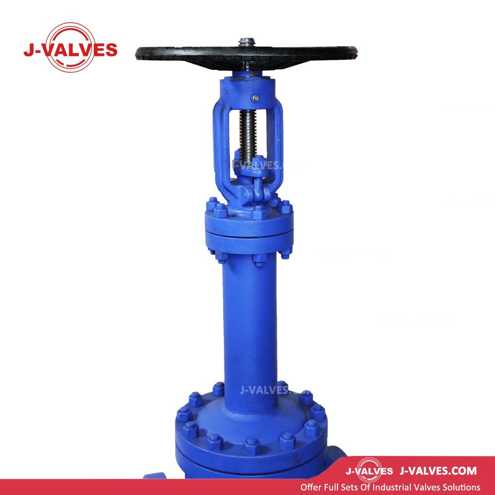 J-Valves China DIN 6′′ 300# Carbon Steel Bellows Seal Cryogenic Gate Valve