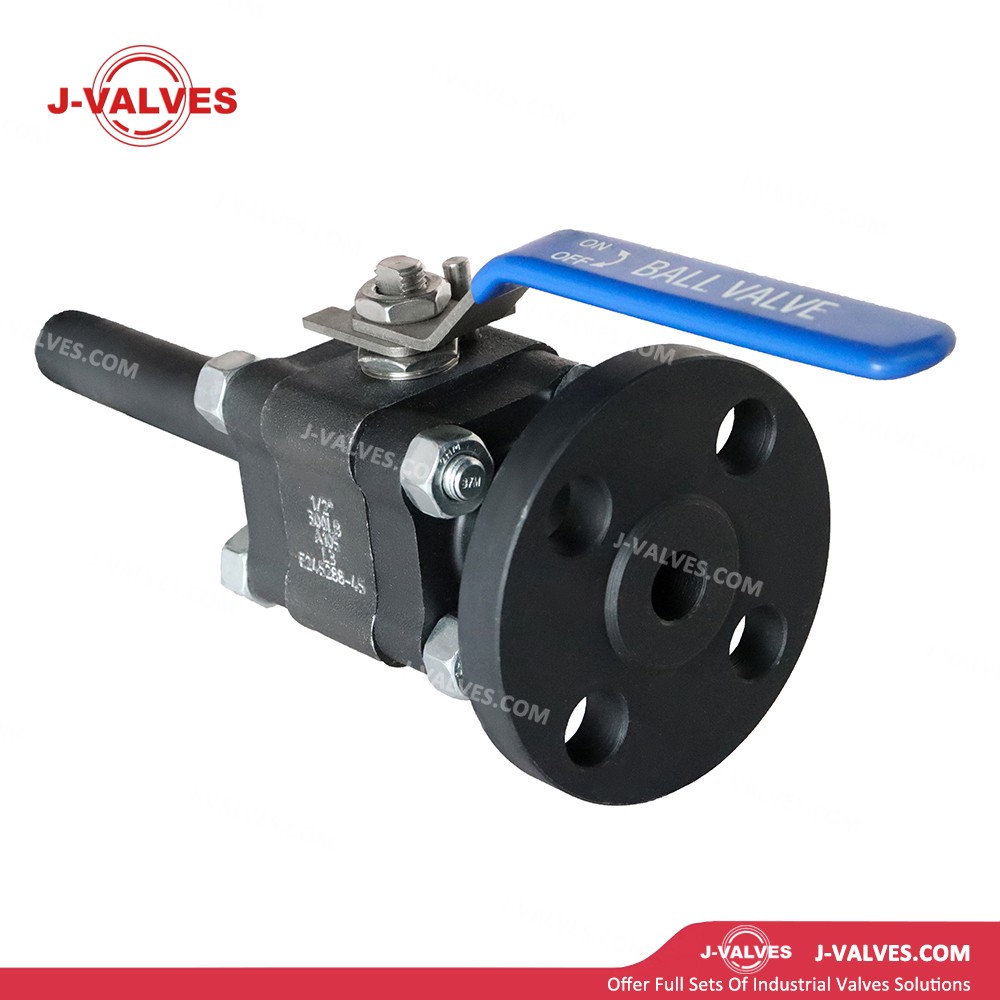 Quality Industrial Valve Product Made in China J-Valves Flange&Thread Extended Ends Carbon Steel A105 300LB 3PC Ball Valve