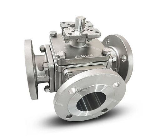 Floating Three-Way Ball Valves