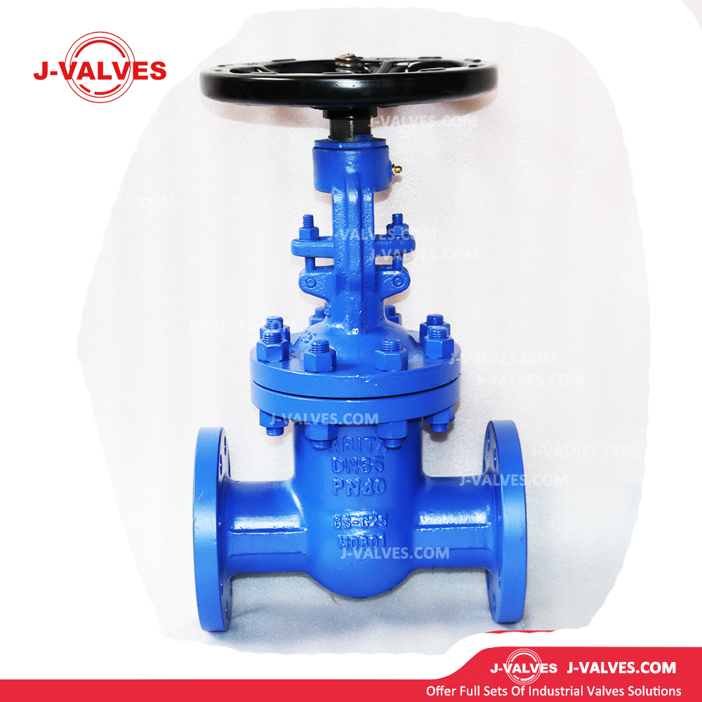 J-Valves China DIN DN100 SS304/316 Carbon Stainless Steel Price Flange Manual Gate Valve