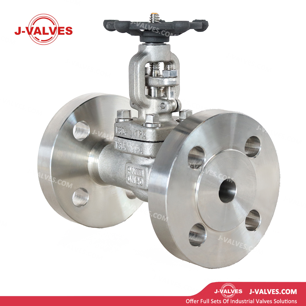 China-Made J-Valves PN63 Forged Stainless Steel F304 DN20 OS&Y Flange End Handwheel Operation Gate Valve