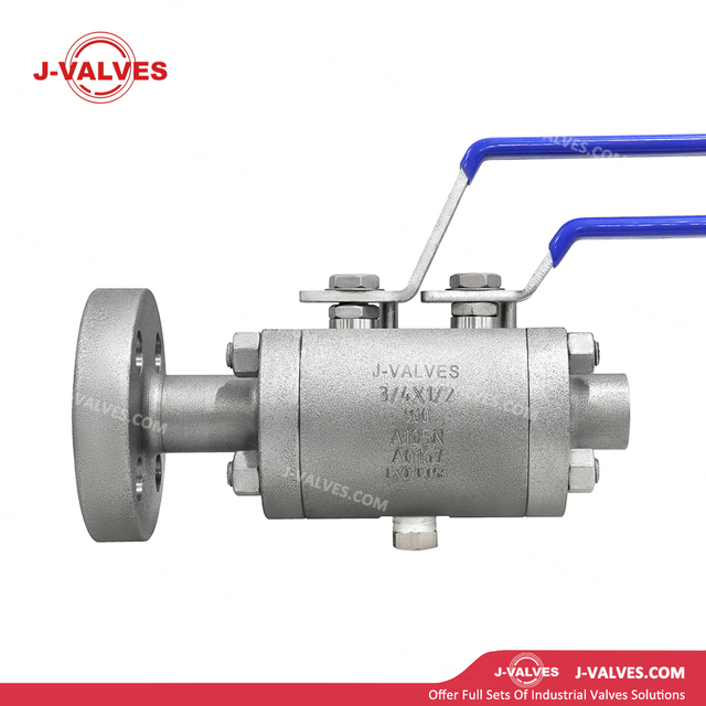 Quality Industrial Valve Product Made in China J-Valves 3/4′′*1/2′′ 900LB RTJ&Thread Carbon Steel DBB Ball Valve