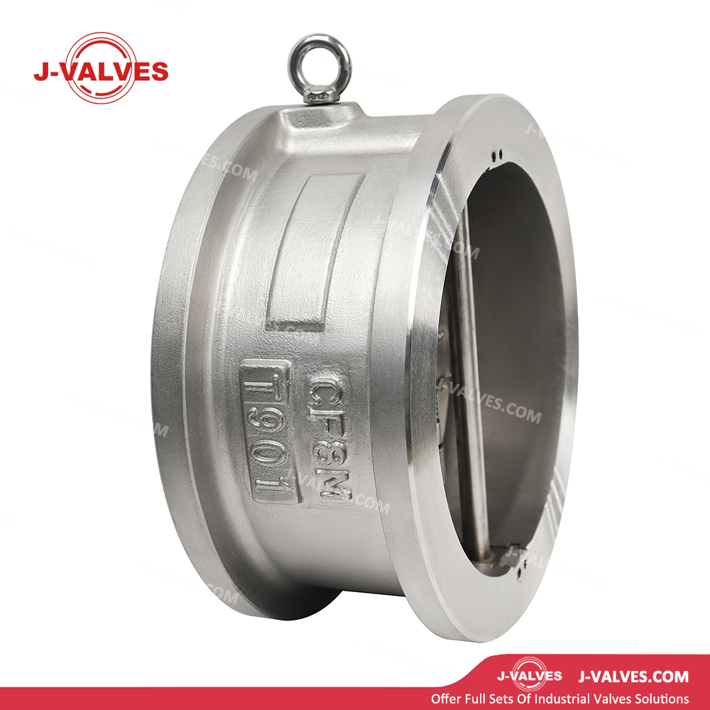 Quality Industrial Valve Product Made in China J-Valves Stainless Steel CF8m High Pressure Wafer Type Dual Double Plate Check Valve