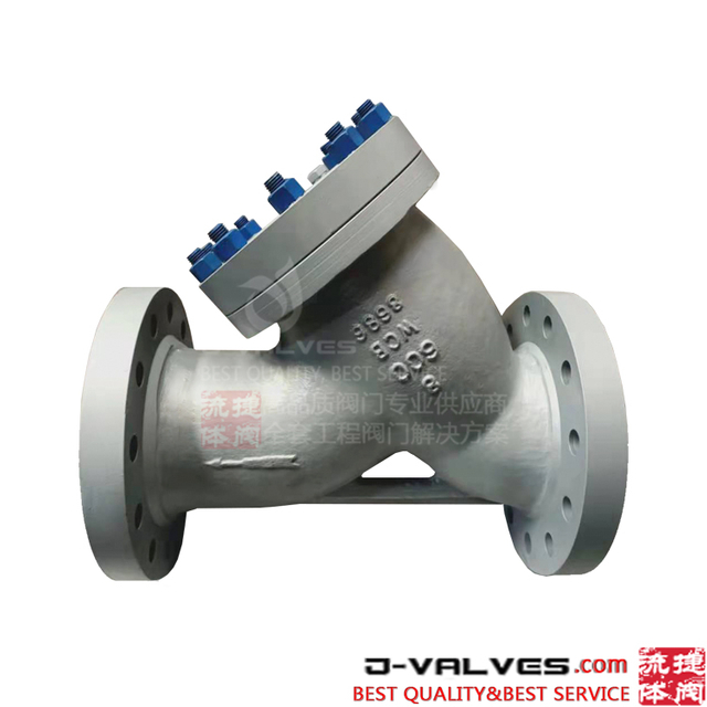 Class600 Carbon Steel A216 WCB Flange RF Type Y-Strainer