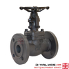 Manual Operated DIN PN40 Integral Forged A105N RF Flange Gate Valve