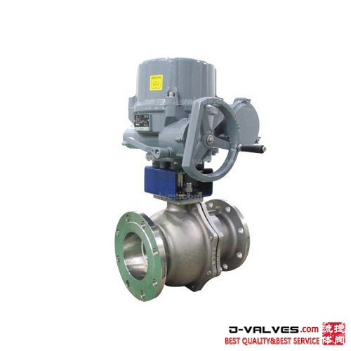 Electric Stainless Steel Flange Type Floating Ball Valve