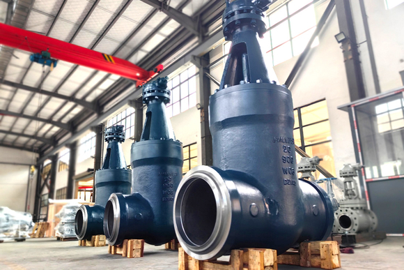 Pressure sealed gate valve