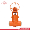 China-Made J-Valves C12A 2500LB Pressure-Sealing 16 inch Gearbox Operation Butt Weld Connection Gate Valve